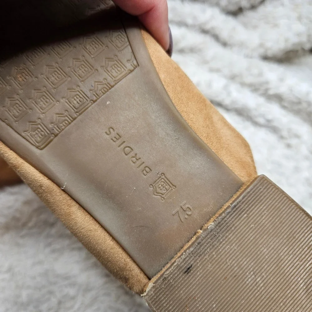Birdies The Swan Mules Tan Suede sz 7.5‎ - Picture 9 of 9